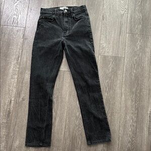 Black reformation jeans 23